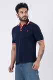 JACOB LOUIS Cotton Blended Regular Fit Polo T-Shirt for men