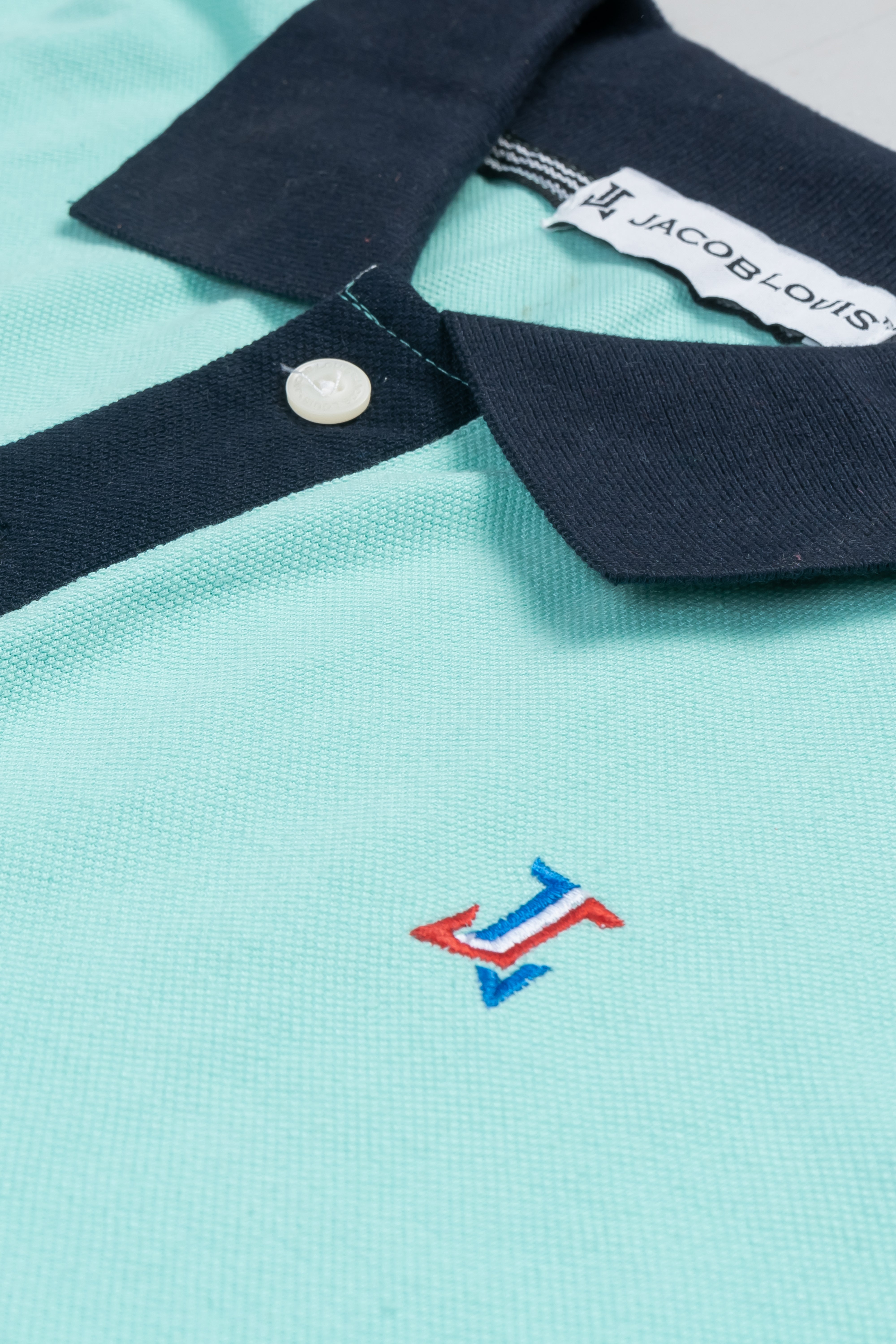JACOB LOUIS  Cotton Blended Regular Fit Polo T-Shirt for men