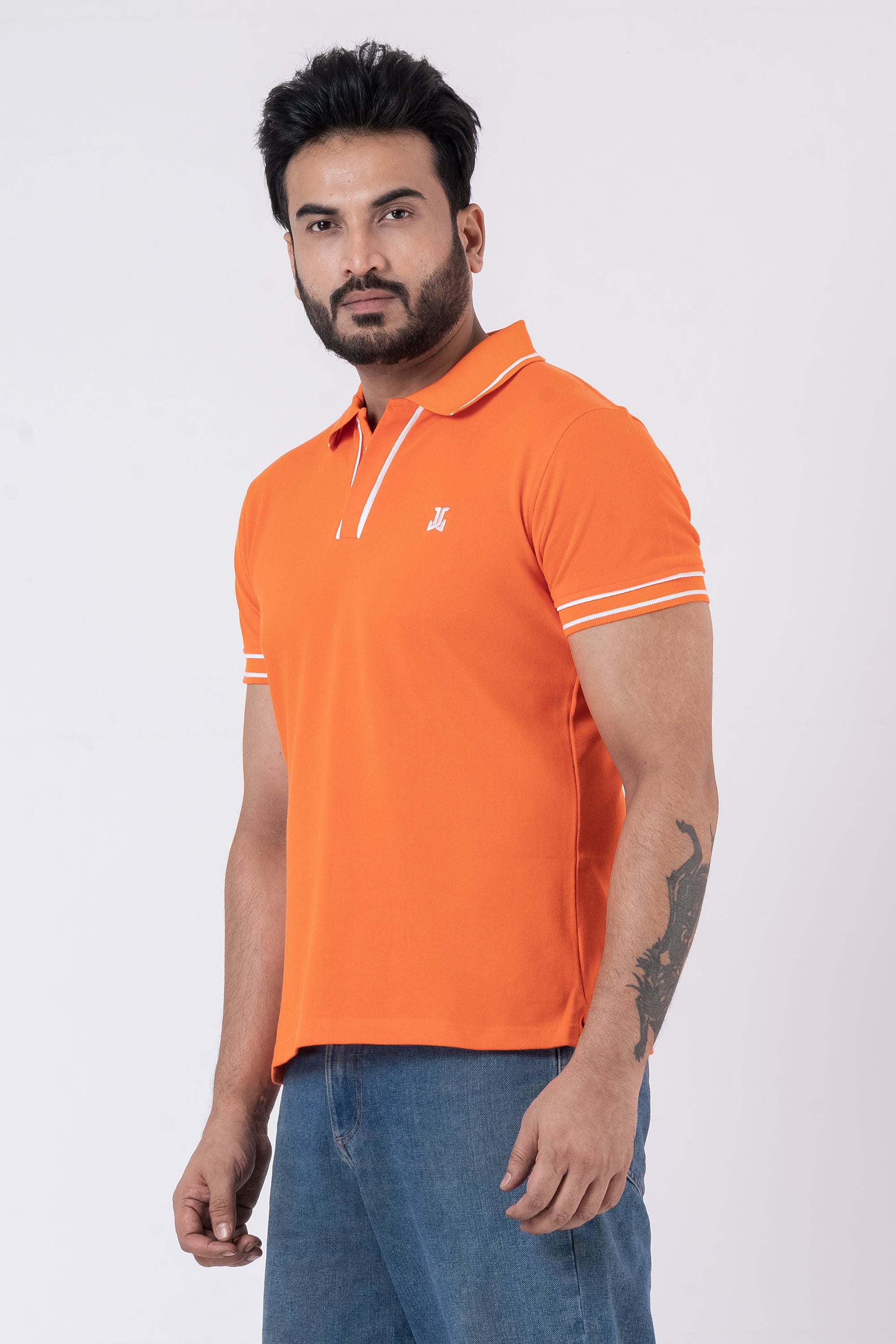 JACOB LOUIS Cotton Blended Premium Polo T-Shirt For Men ⭐⭐⭐⭐⭐