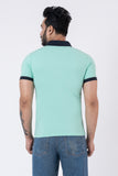 JACOB LOUIS  Cotton Blended Regular Fit Polo T-Shirt for men