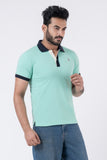 JACOB LOUIS  Cotton Blended Regular Fit Polo T-Shirt for men