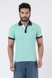 JACOB LOUIS  Cotton Blended Regular Fit Polo T-Shirt for men