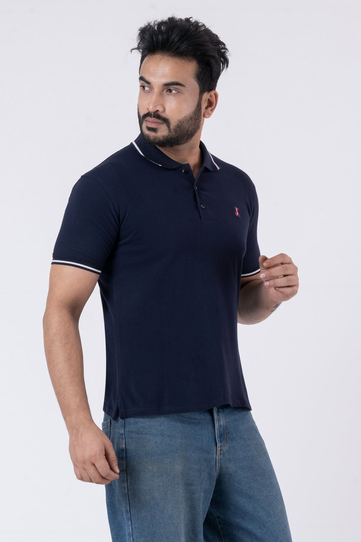 JACOB LOUIS Cotton Blended Premium Polo T-Shirt For Men ⭐⭐⭐⭐⭐