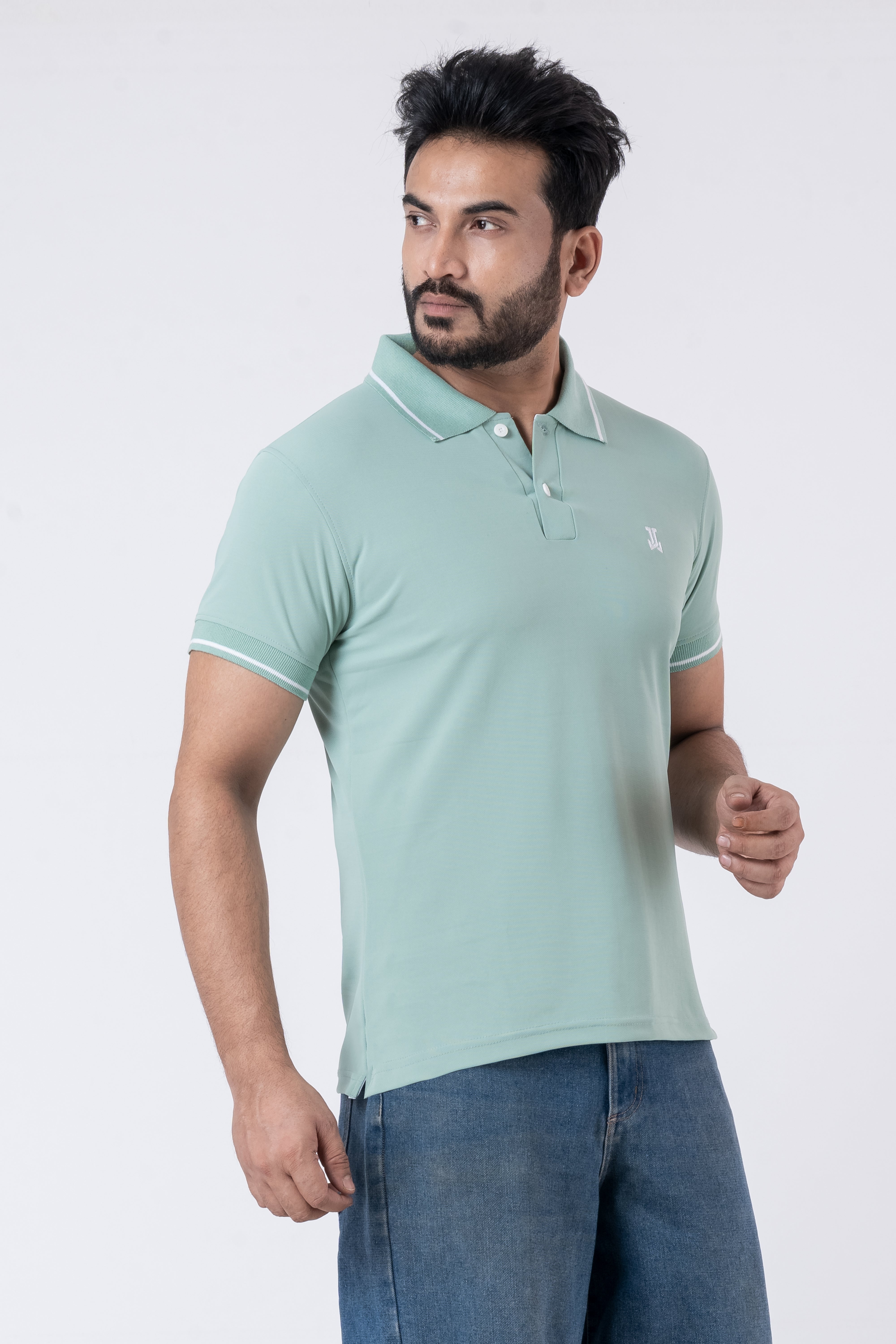 JACOB LOUIS Poly Cotton Blended Premium Polo T-Shirt For Men ⭐⭐⭐⭐⭐
