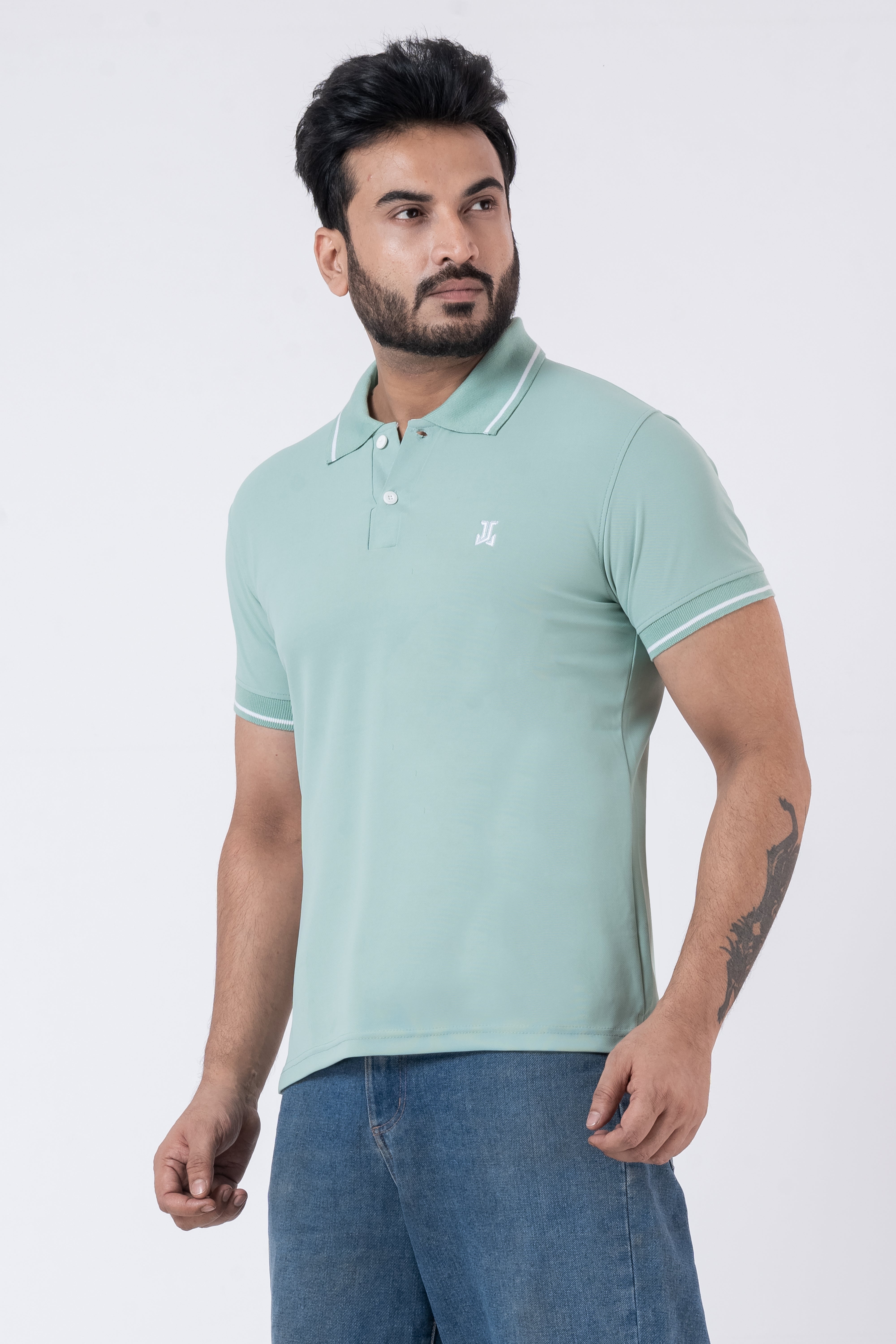 JACOB LOUIS Poly Cotton Blended Premium Polo T-Shirt For Men ⭐⭐⭐⭐⭐
