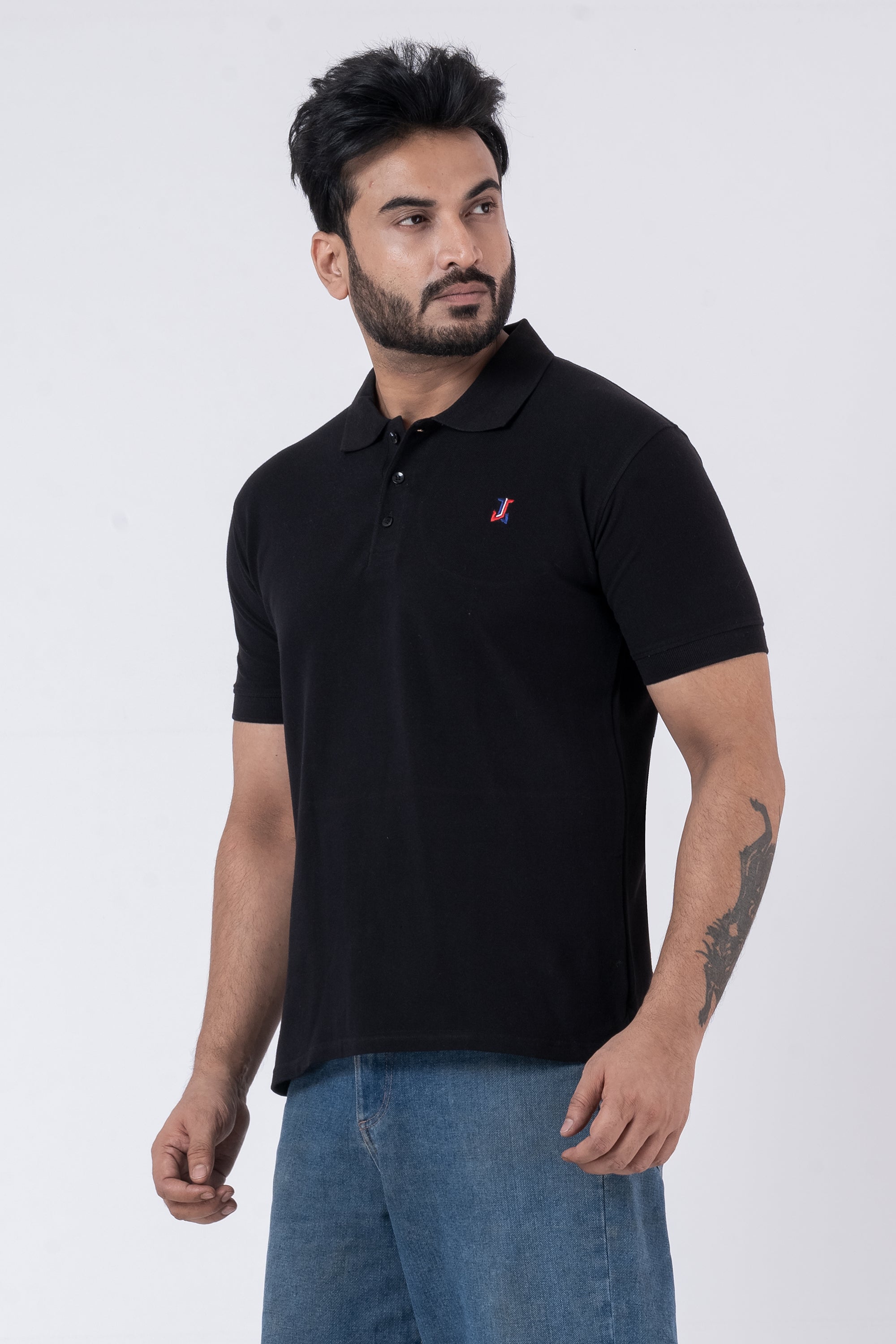JACOB LOUIS Cotton Blended Premium Polo T-Shirt For Men ⭐⭐⭐⭐⭐