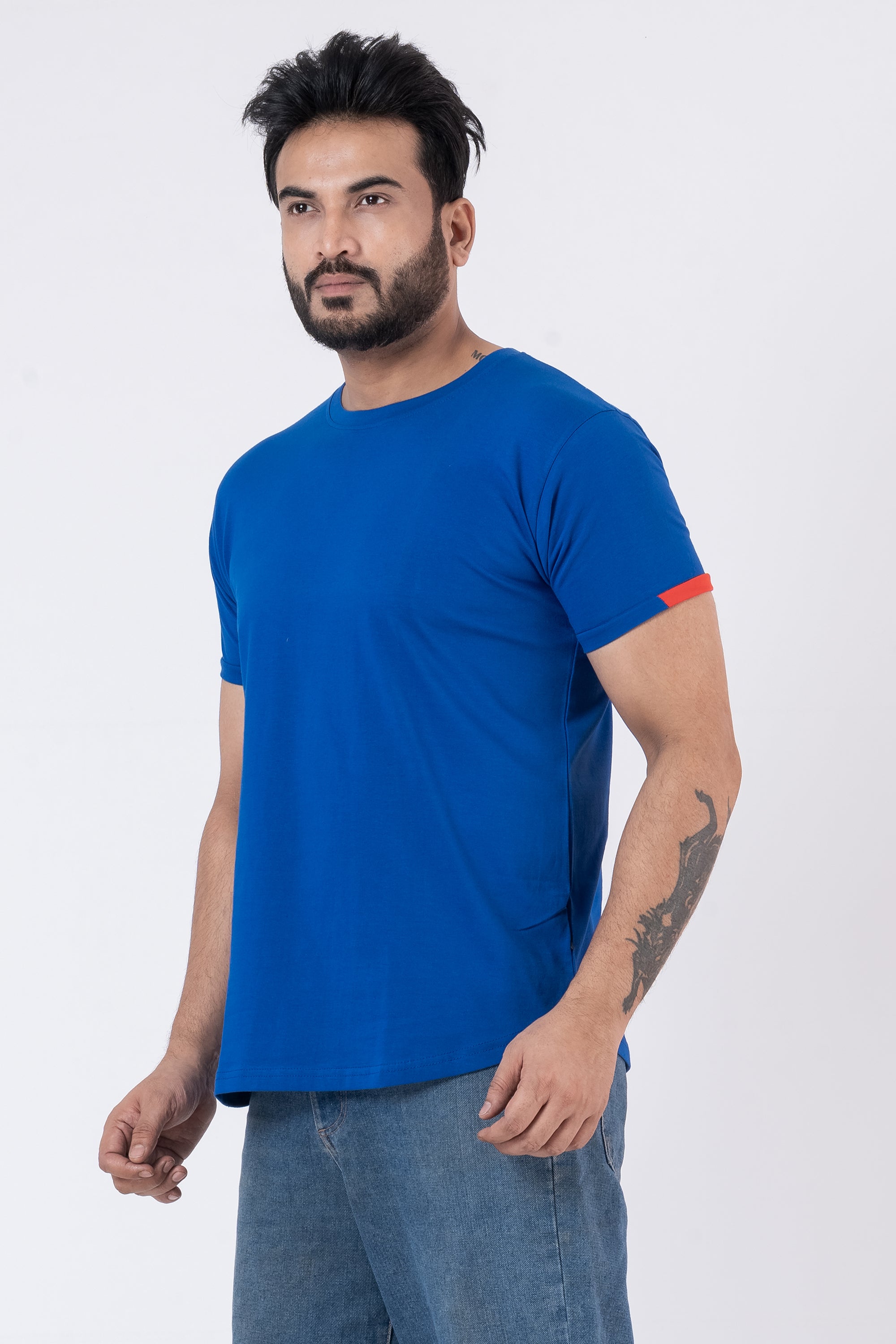JACOB LOUIS High -Quality Men's Cotton Round Neck T -Shirt