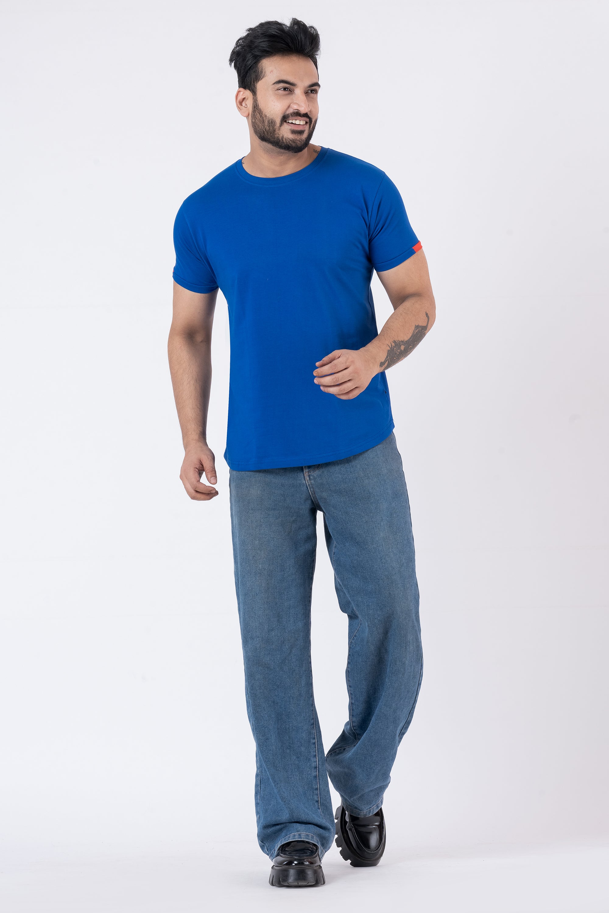 JACOB LOUIS High -Quality Men's Cotton Round Neck T -Shirt