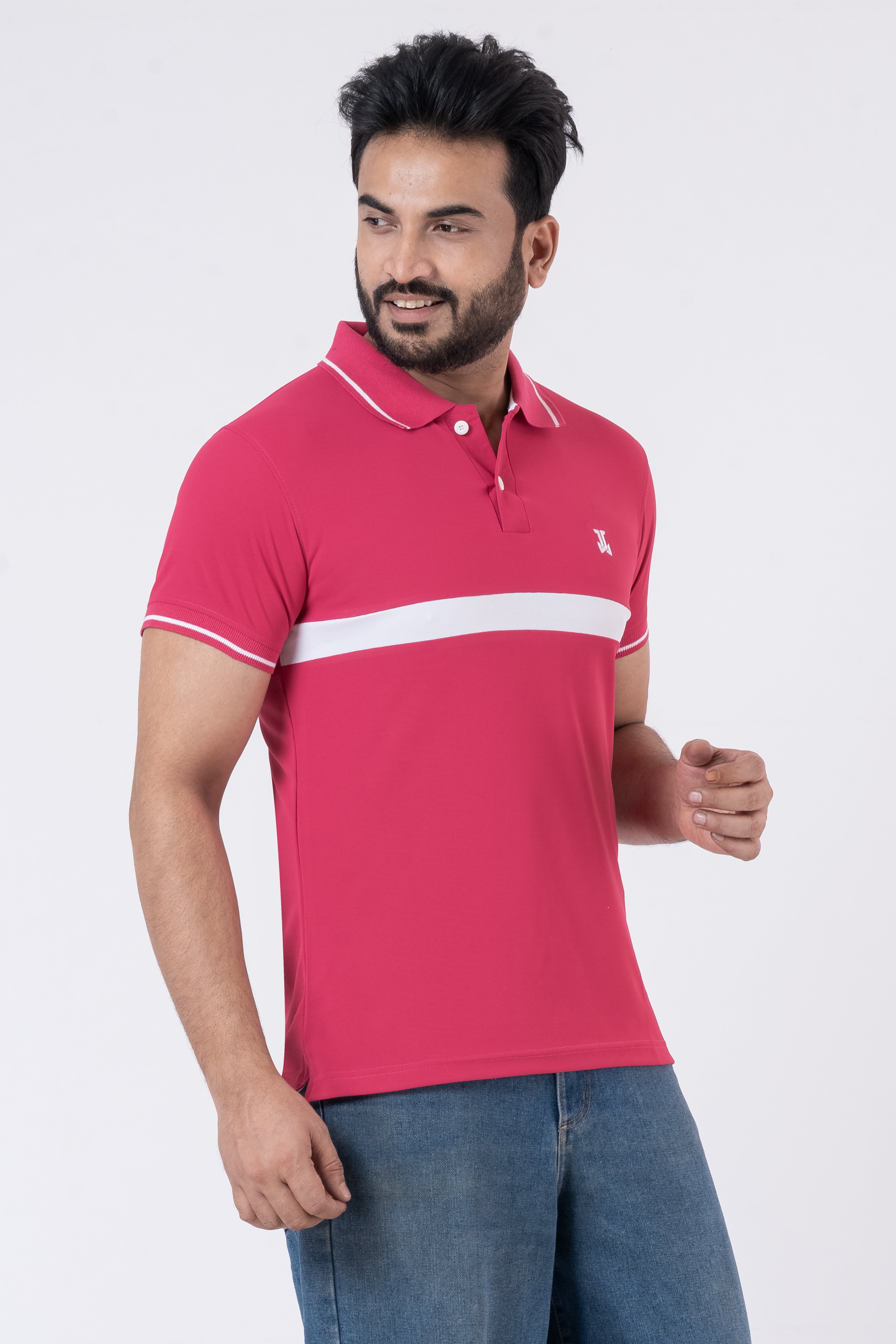JACOB LOUIS Poly Cotton Blended Premium Polo T-Shirt For Men ⭐⭐⭐⭐⭐