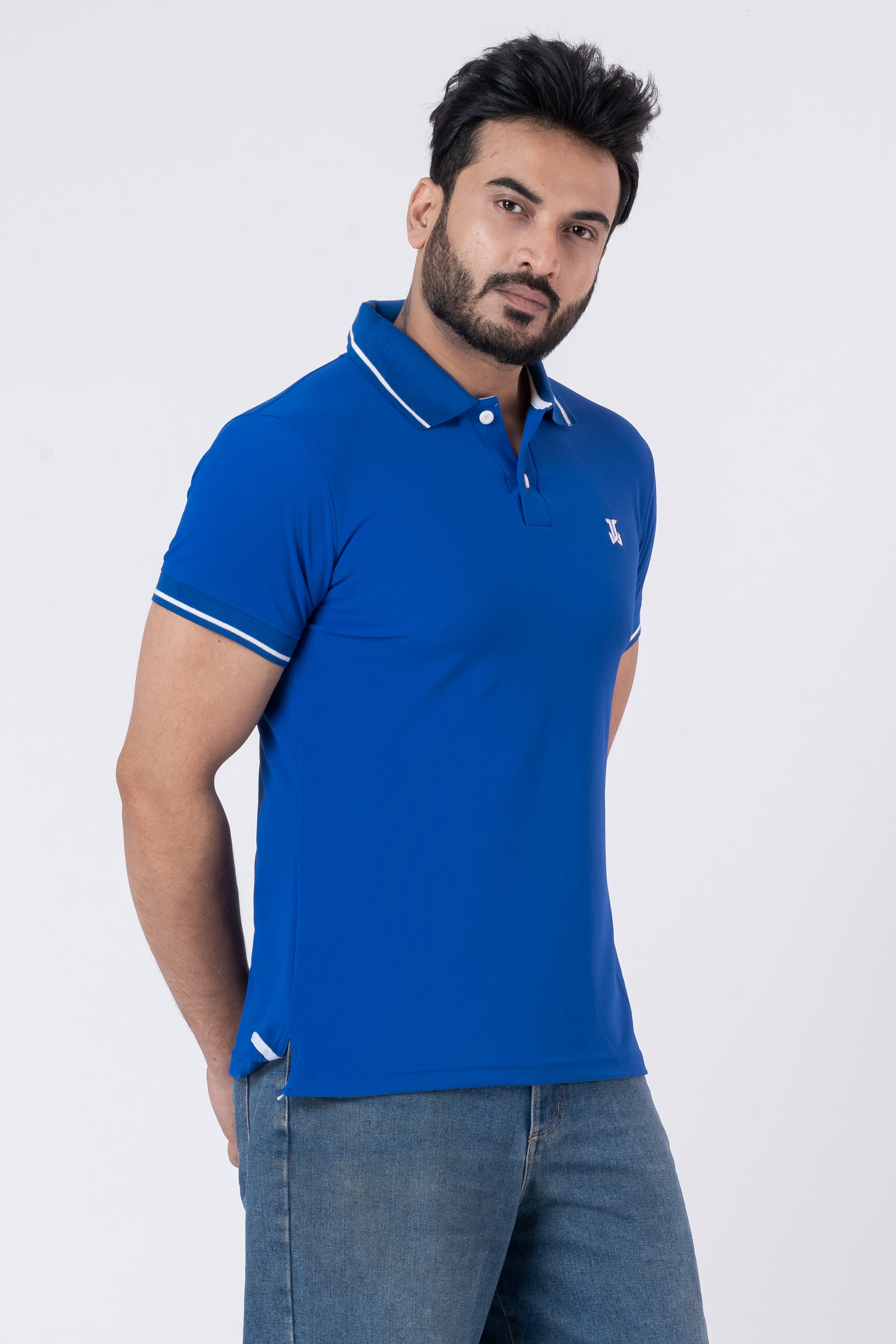 JACOB LOUIS Poly Cotton Blended Premium Polo T-Shirt For Men ⭐⭐⭐⭐⭐