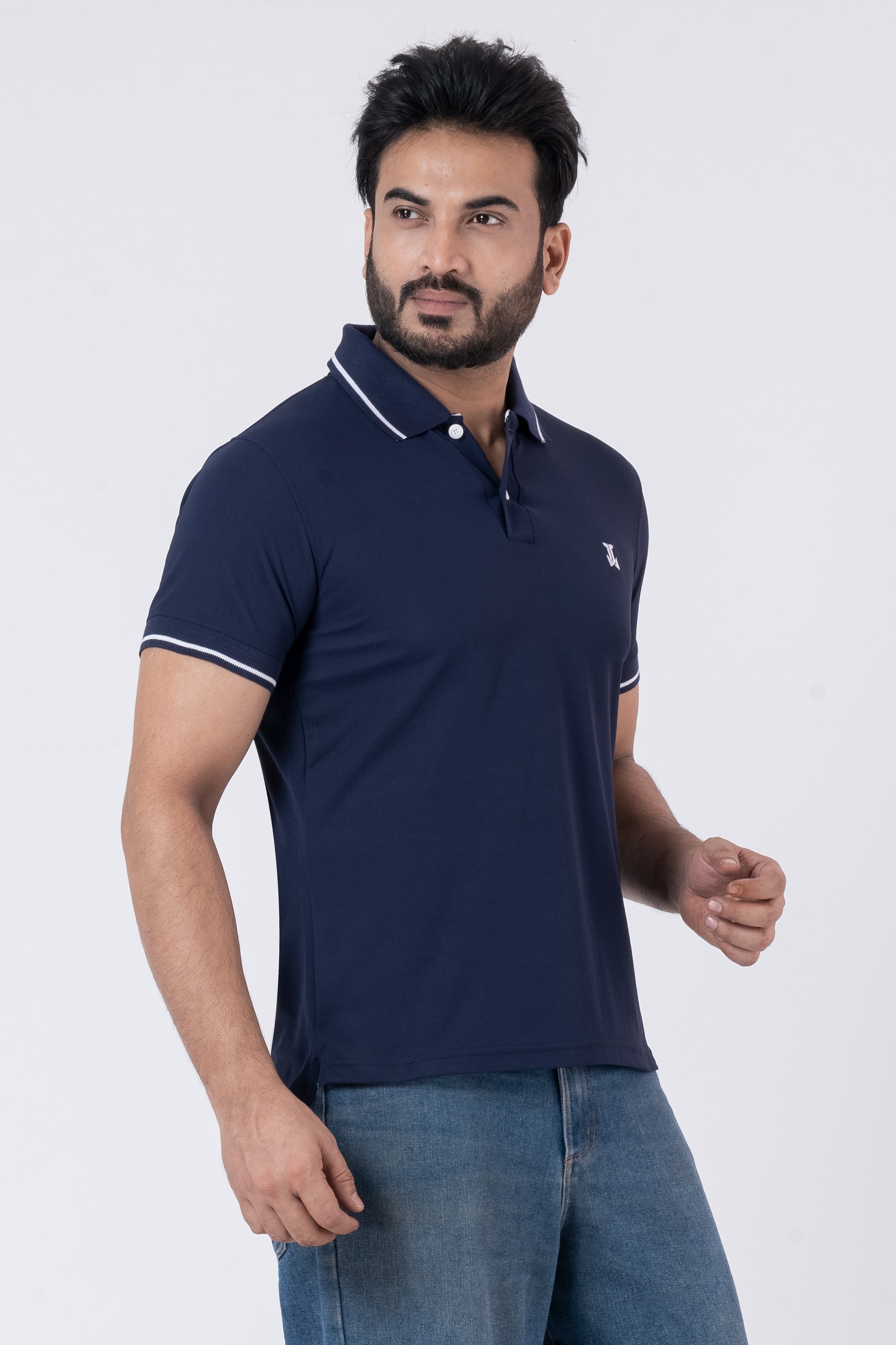JACOB LOUIS Poly Cotton Blended Premium Polo T-Shirt For Men ⭐⭐⭐⭐⭐