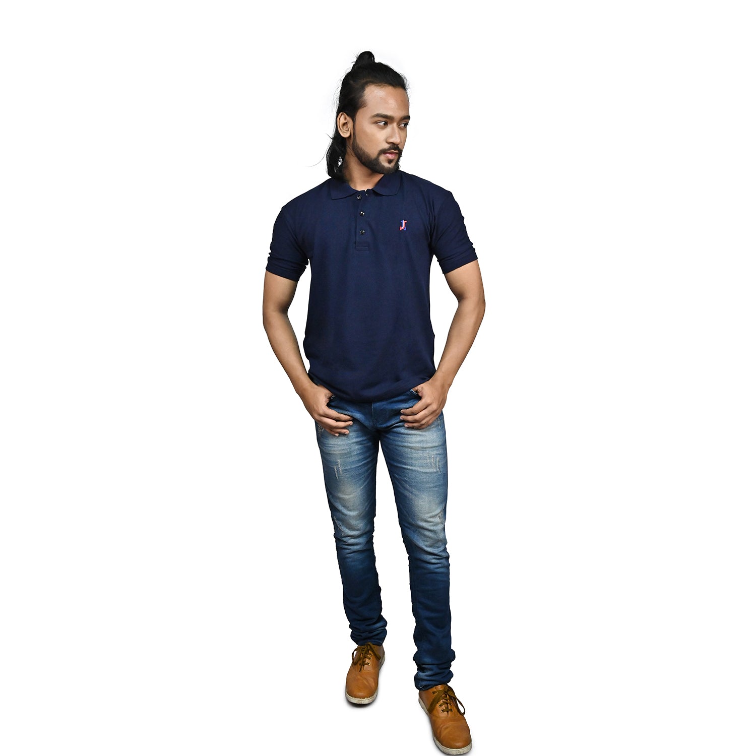 Jacob louis navy blue polo tshirt 