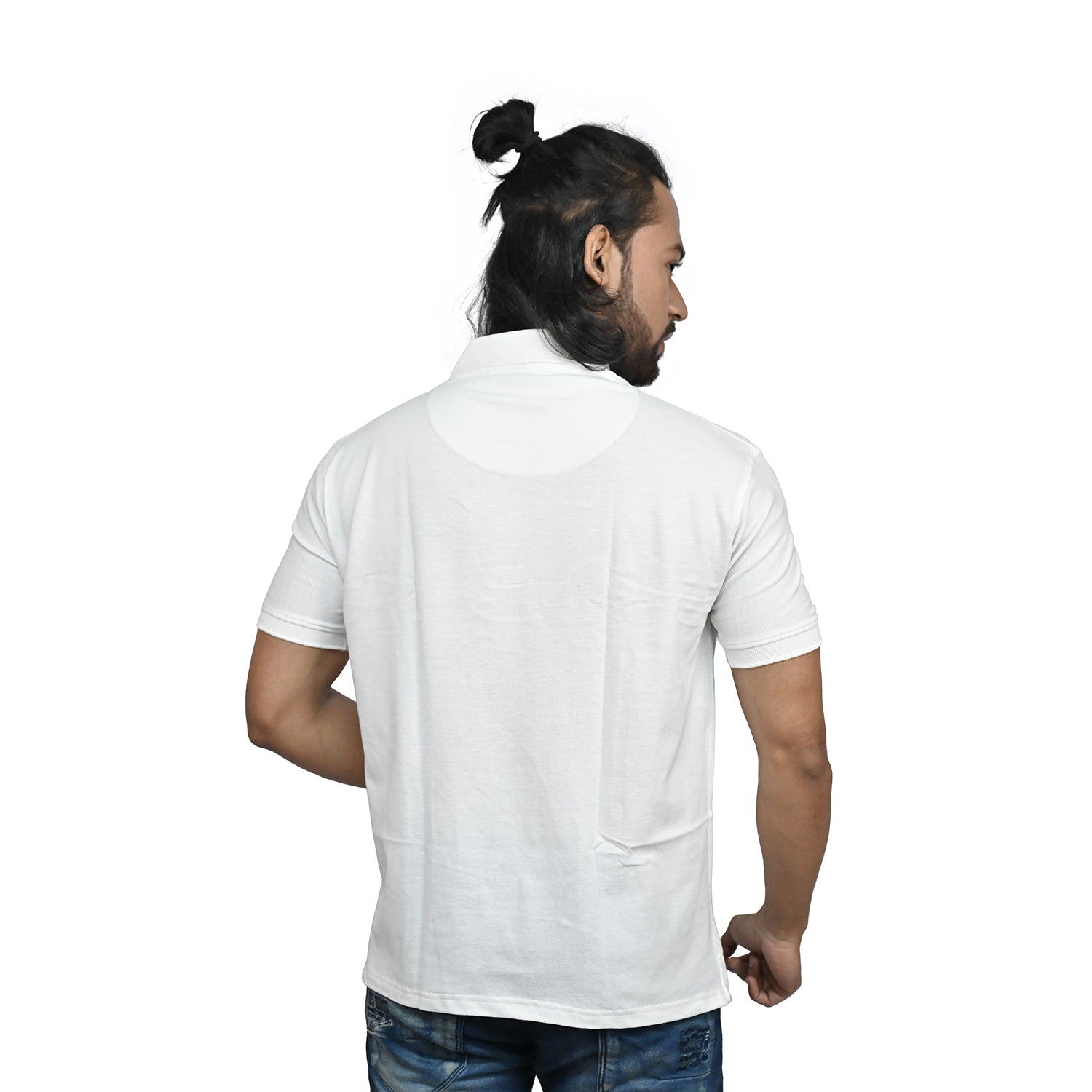 Jacob louis white polo tshirt 