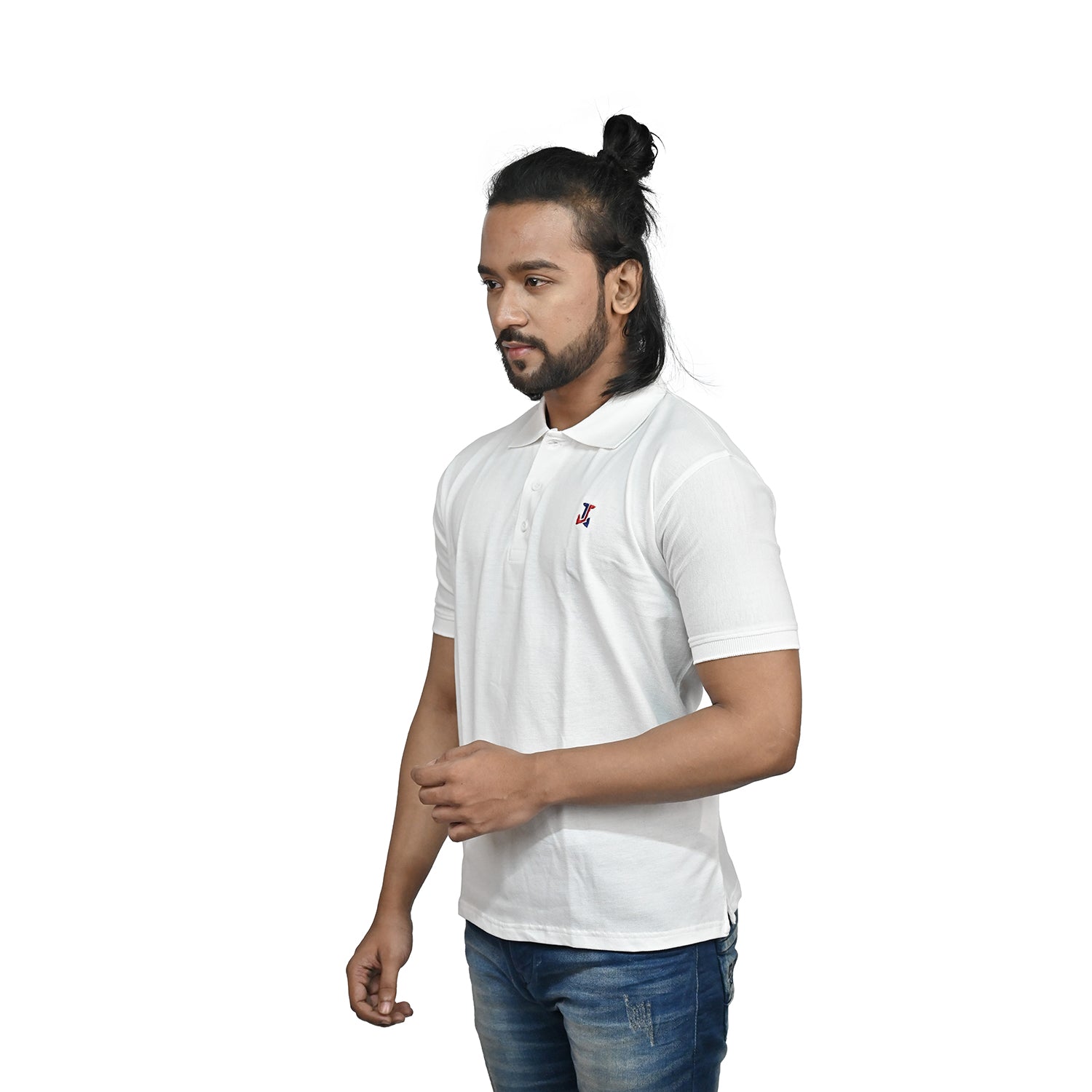 Jacob louis white polo tshirt 