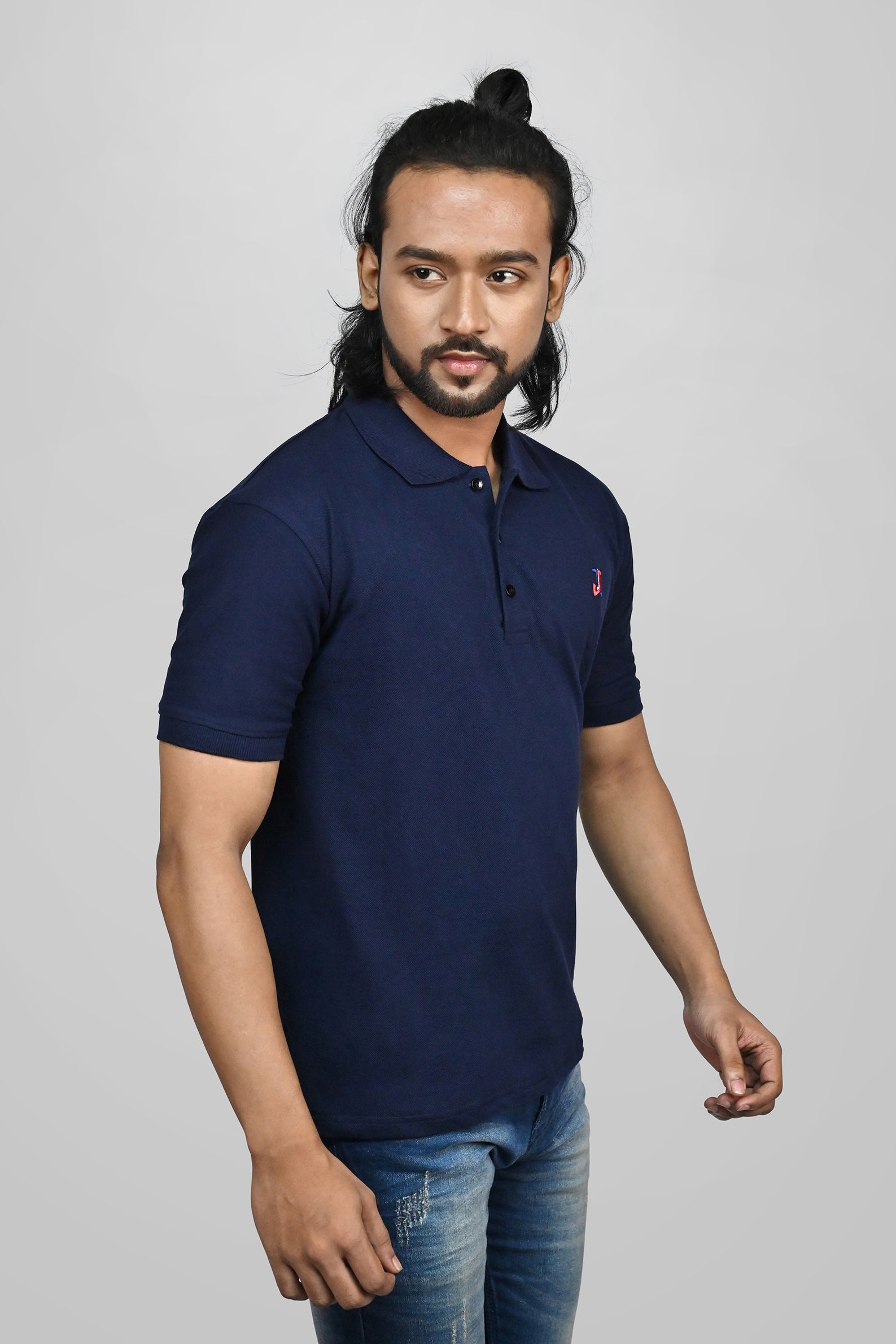 JACOB LOUIS Cotton Blended Premium Polo T-Shirt For Men ⭐⭐⭐⭐⭐