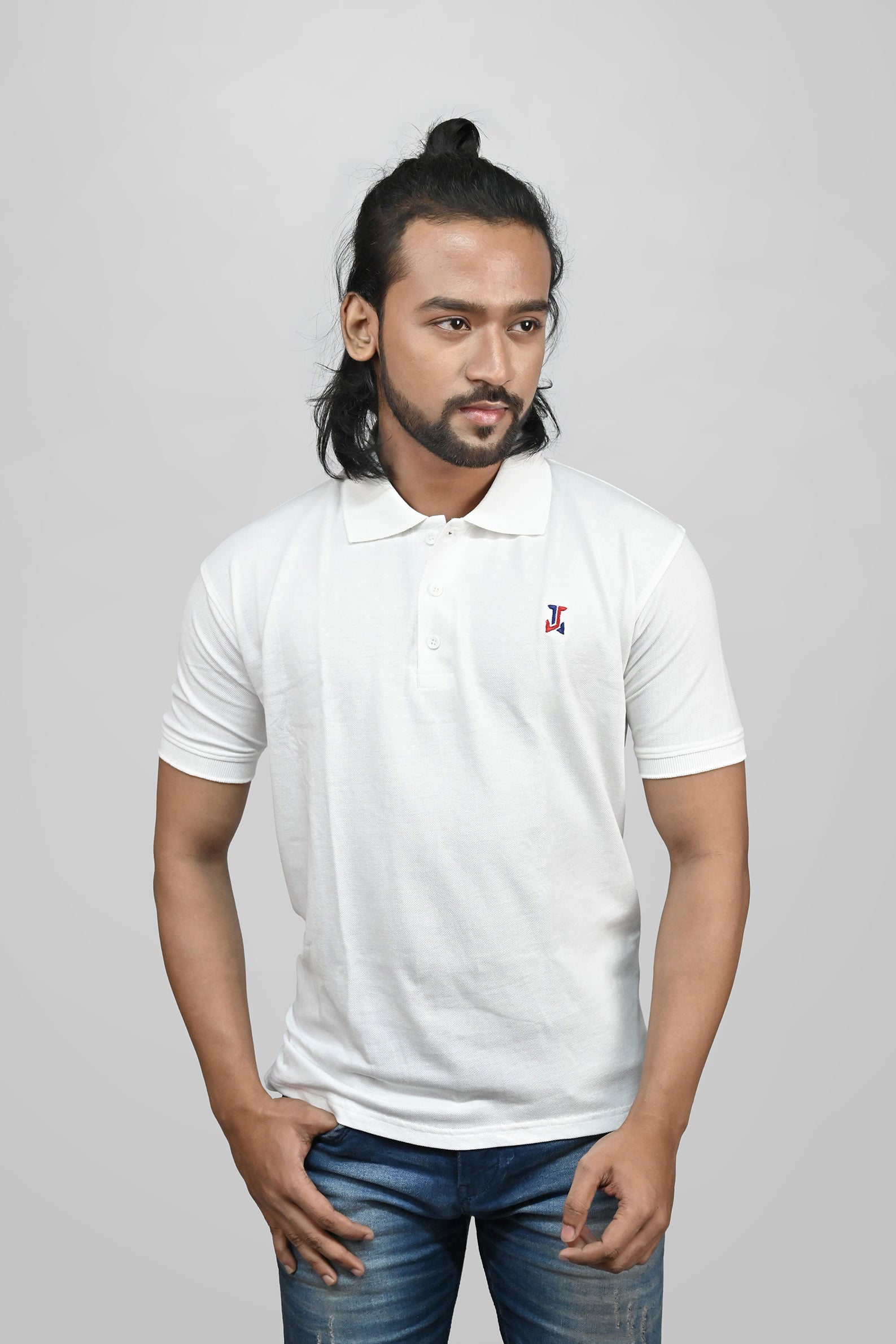 JACOB LOUIS Cotton Blended Premium Polo T-Shirt For Men ⭐⭐⭐⭐⭐