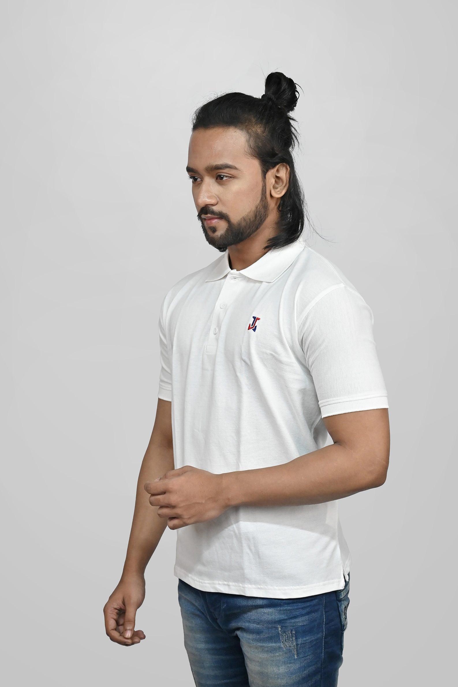 JACOB LOUIS Cotton Blended Premium Polo T-Shirt For Men ⭐⭐⭐⭐⭐