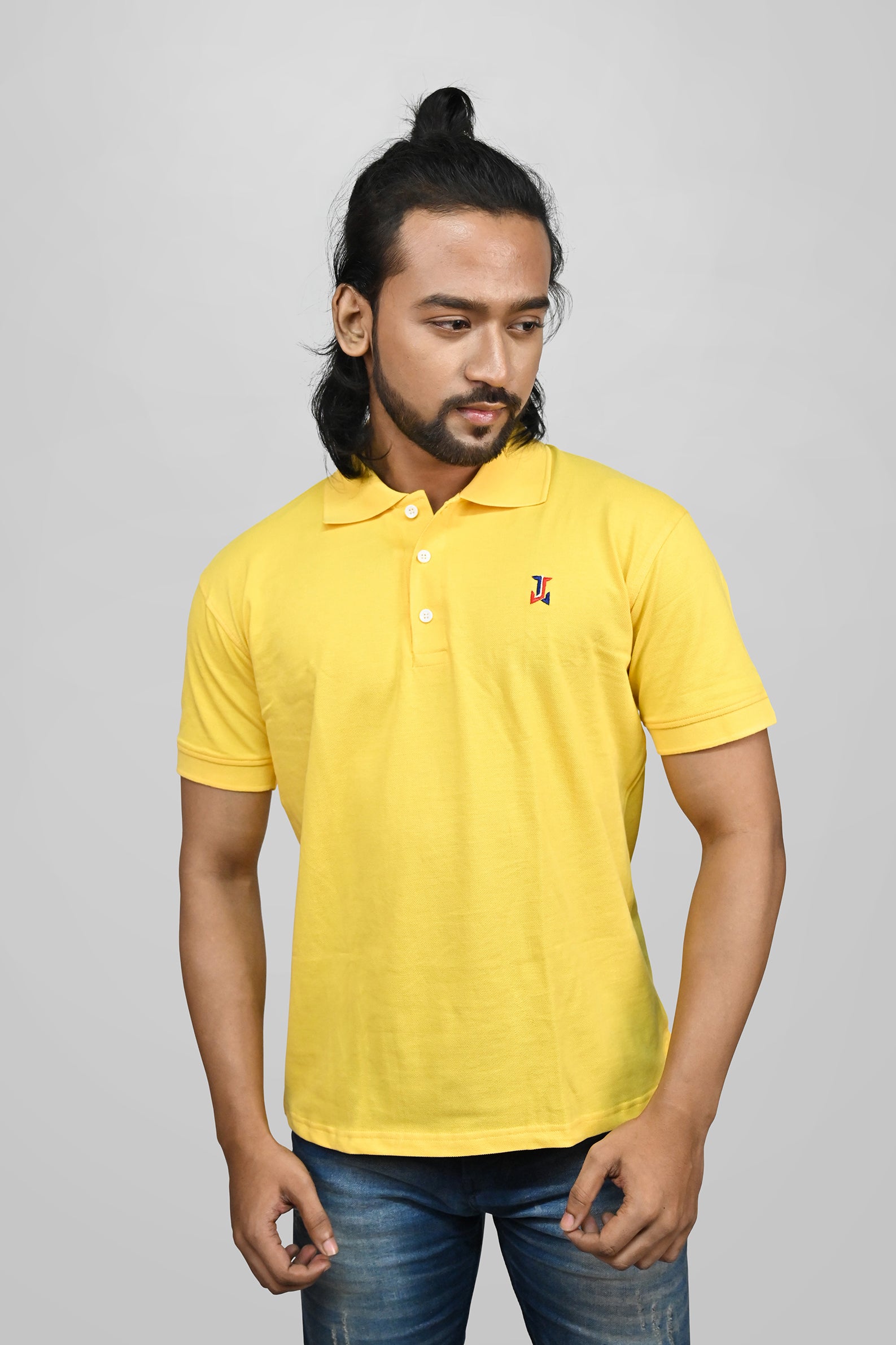 JACOB LOUIS Cotton Blended Premium Polo T-Shirt For Men ⭐⭐⭐⭐⭐