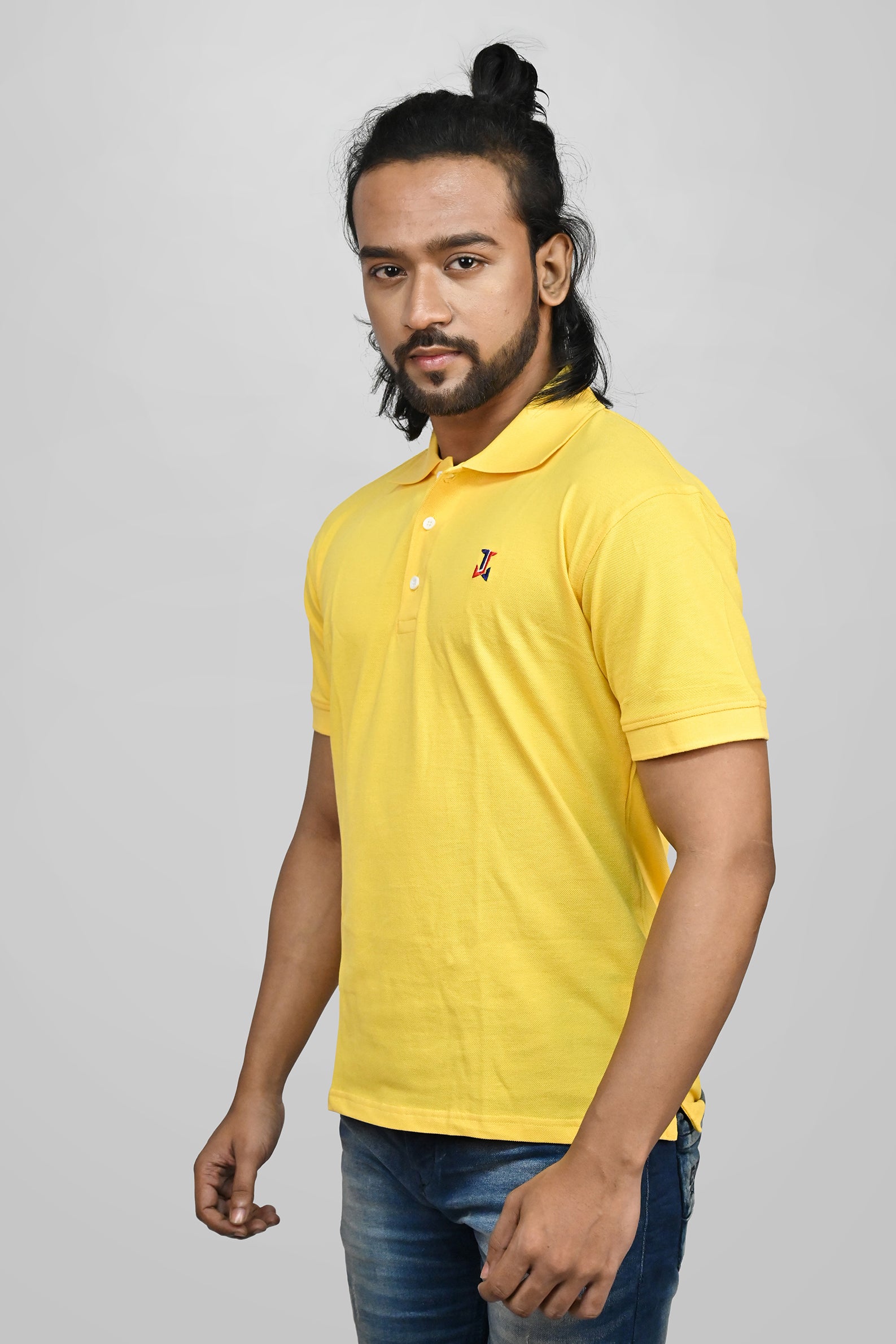 JACOB LOUIS Cotton Blended Premium Polo T-Shirt For Men ⭐⭐⭐⭐⭐