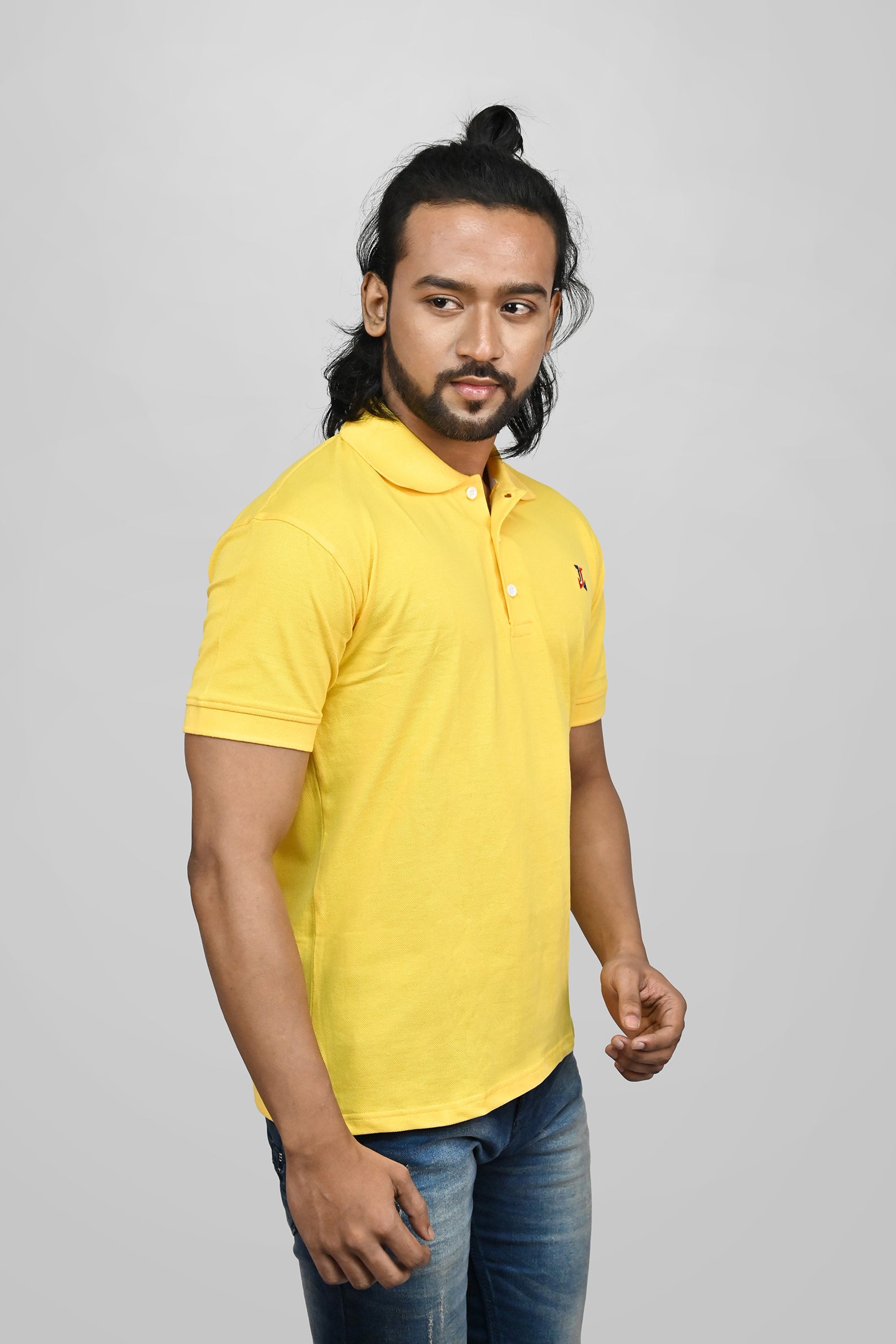 JACOB LOUIS Cotton Blended Premium Polo T-Shirt For Men ⭐⭐⭐⭐⭐