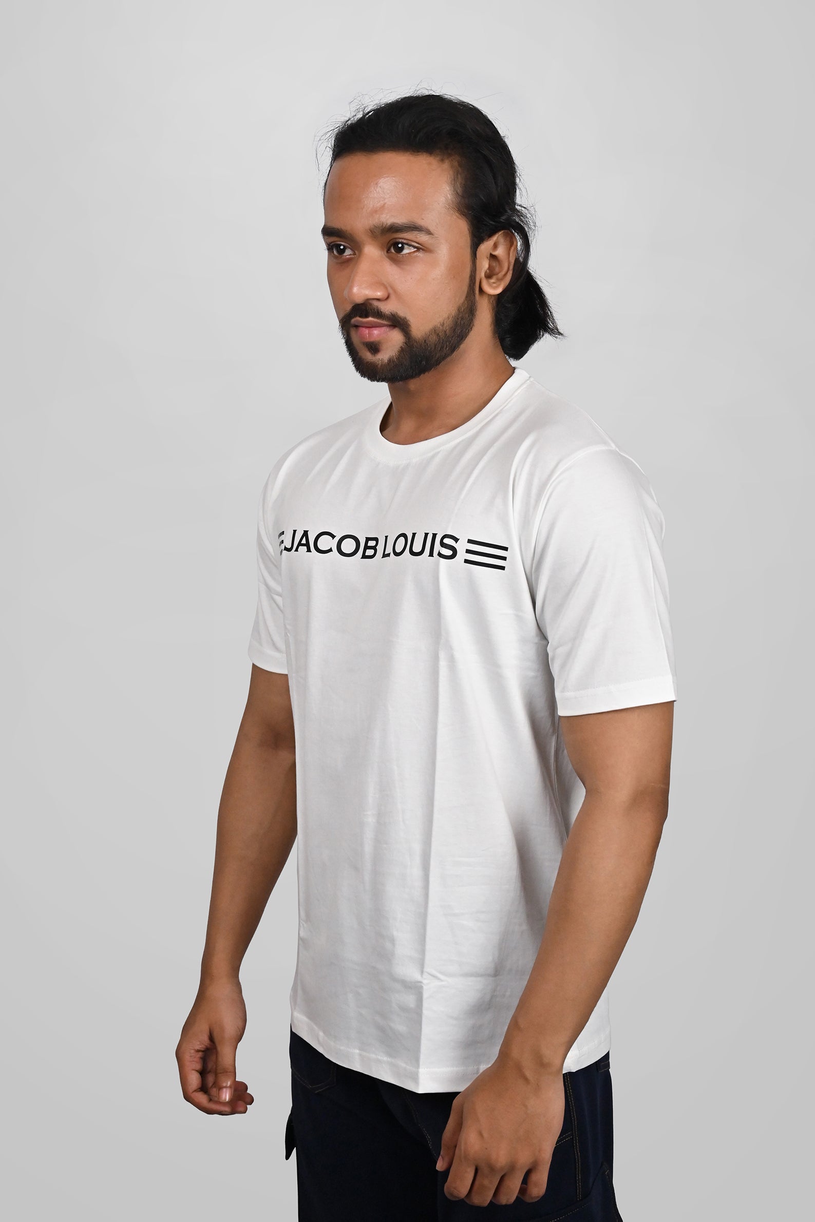 JACOB LOUIS High Quality Premium Men's Comb Cotton Round Neck T-Shirt ⭐⭐⭐⭐⭐