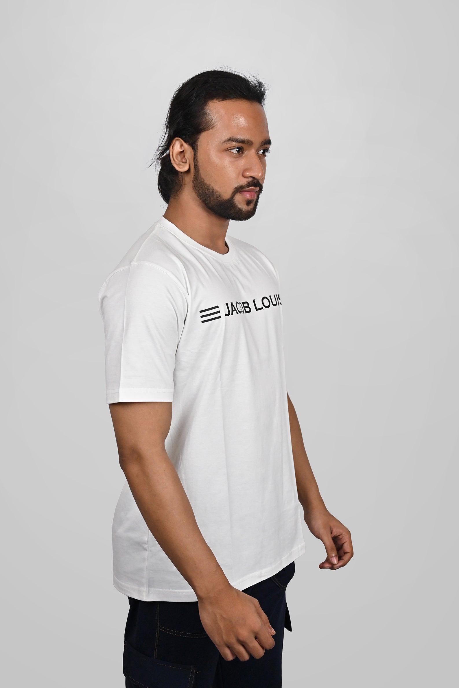 JACOB LOUIS High Quality Premium Men's Comb Cotton Round Neck T-Shirt ⭐⭐⭐⭐⭐