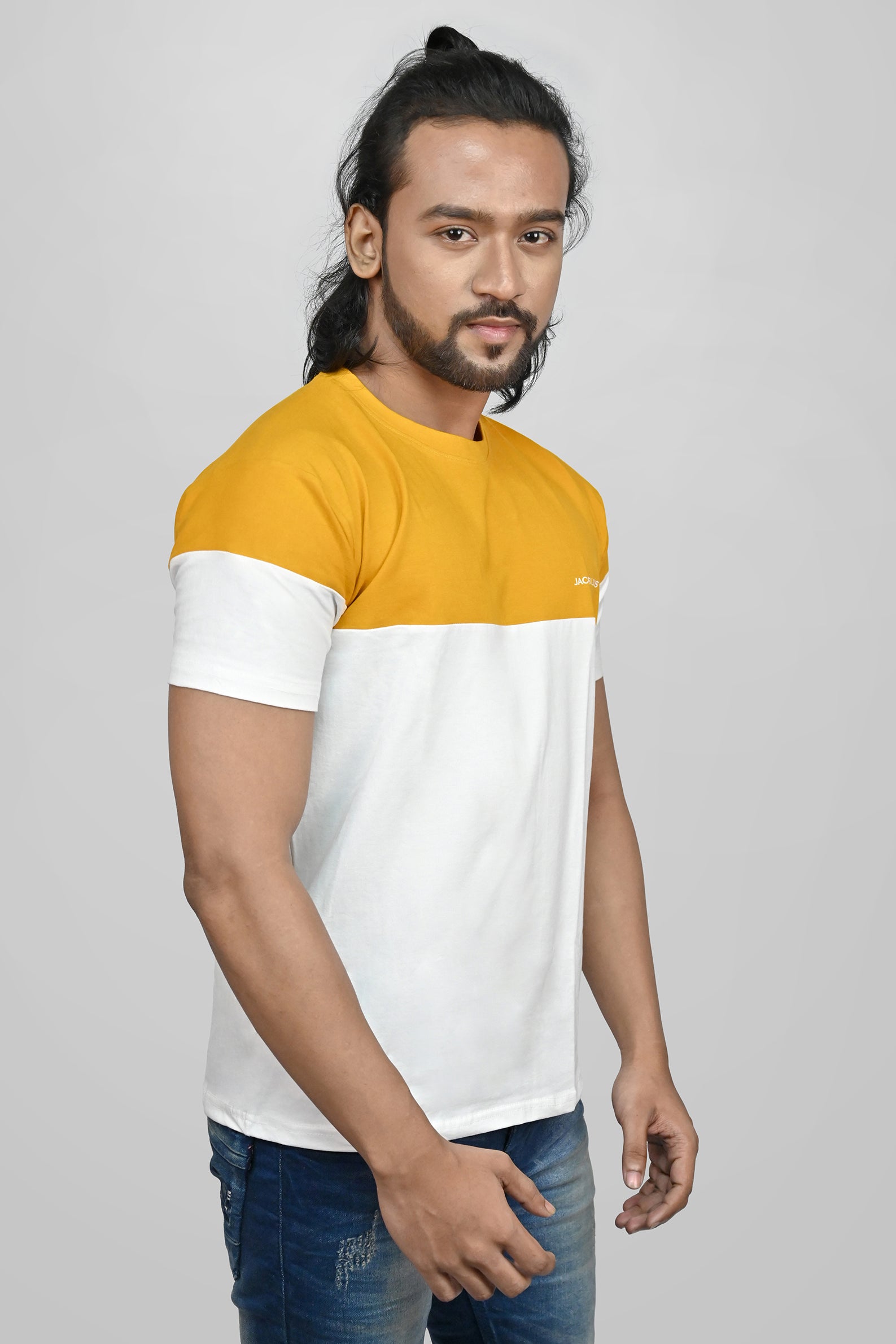 JACOB LOUIS Soft Cotton Trendy Premium Round Neck T-Shirt For Men ⭐⭐⭐⭐⭐