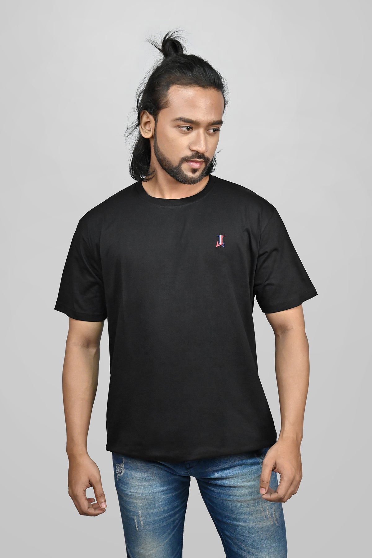 JACOB LOUIS High-Quality Premium Cotton Round Neck T-Shirt For Men ⭐⭐⭐⭐⭐
