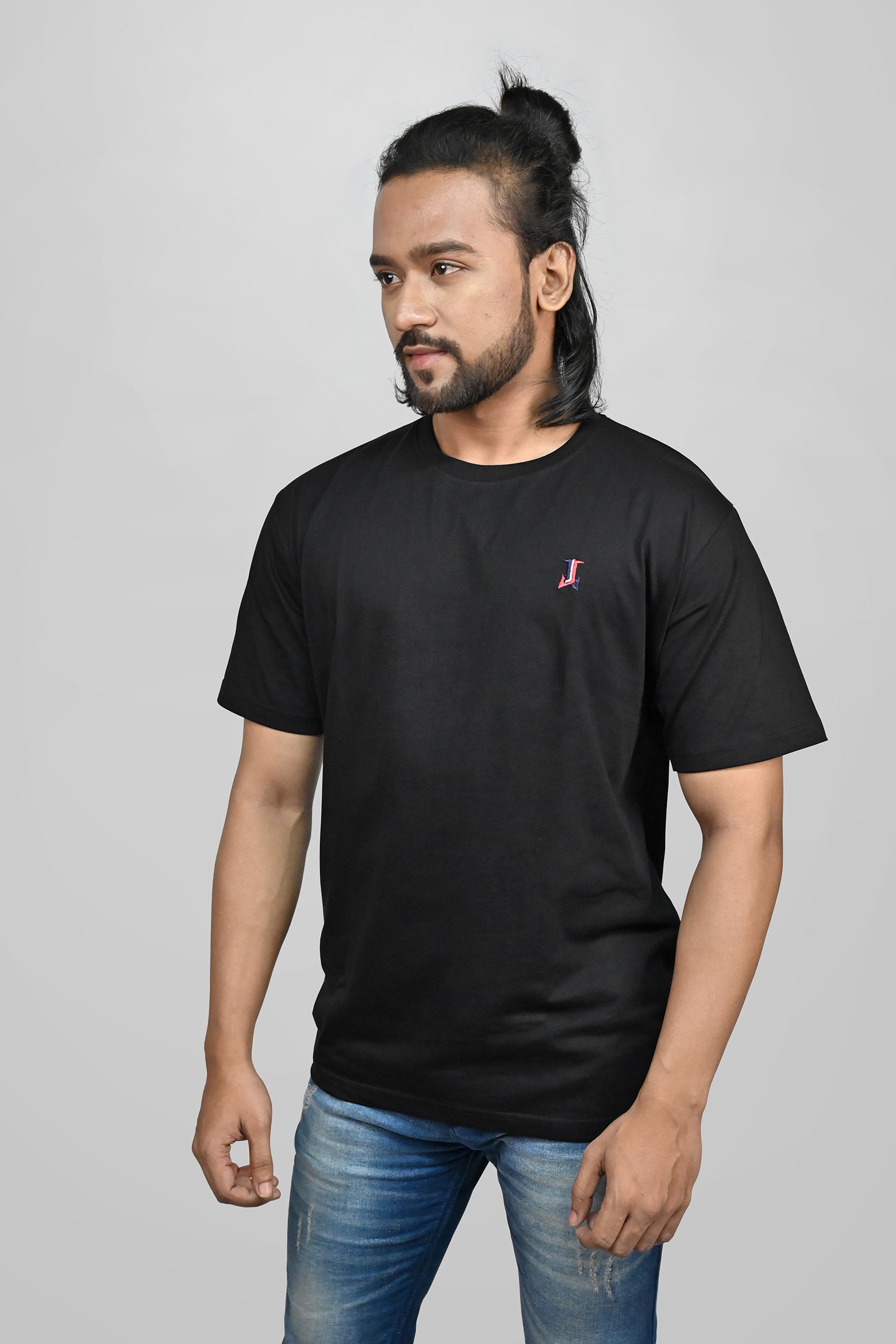 JACOB LOUIS High-Quality Premium Cotton Round Neck T-Shirt For Men ⭐⭐⭐⭐⭐