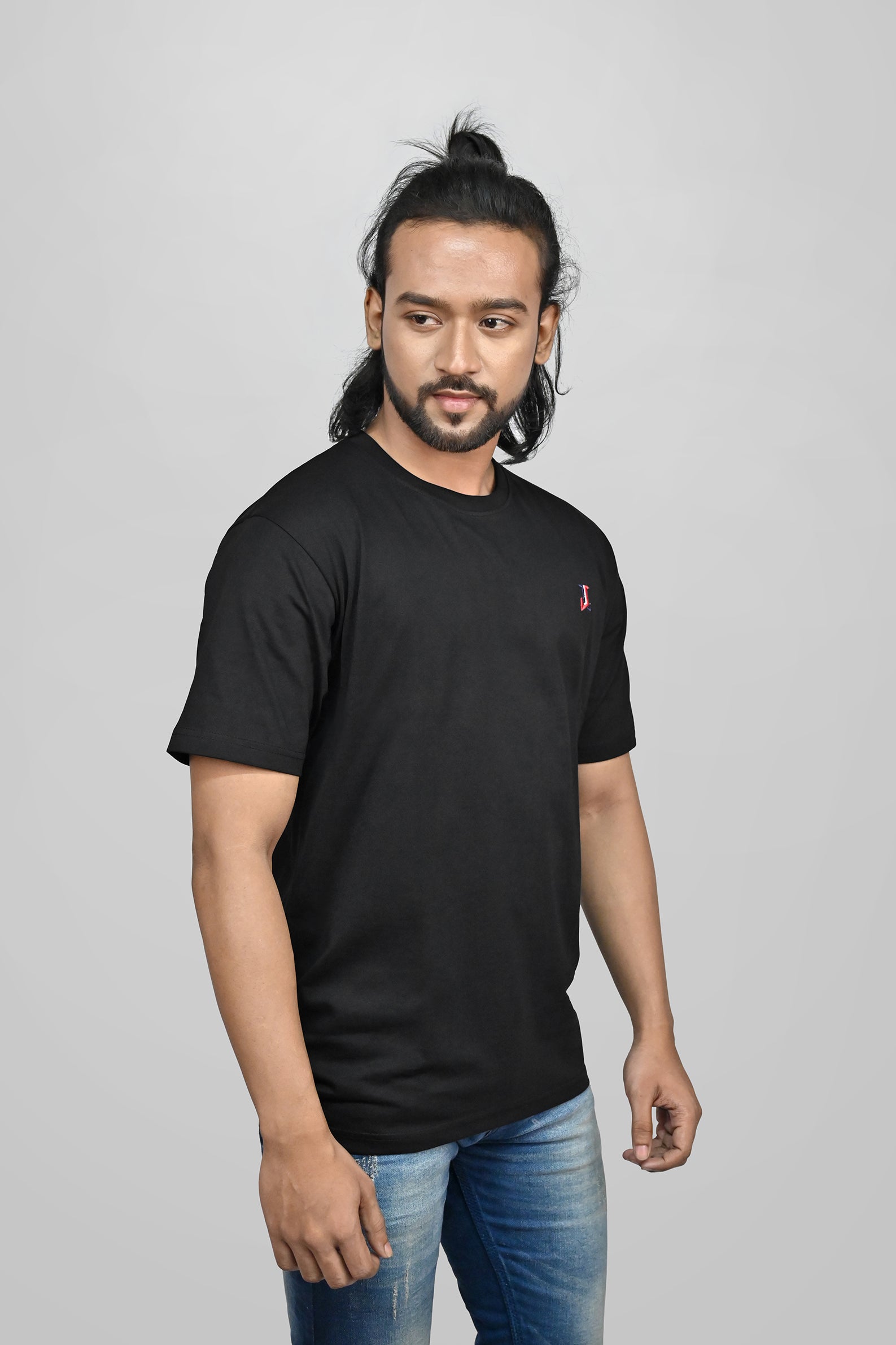 JACOB LOUIS High-Quality Premium Cotton Round Neck T-Shirt For Men ⭐⭐⭐⭐⭐