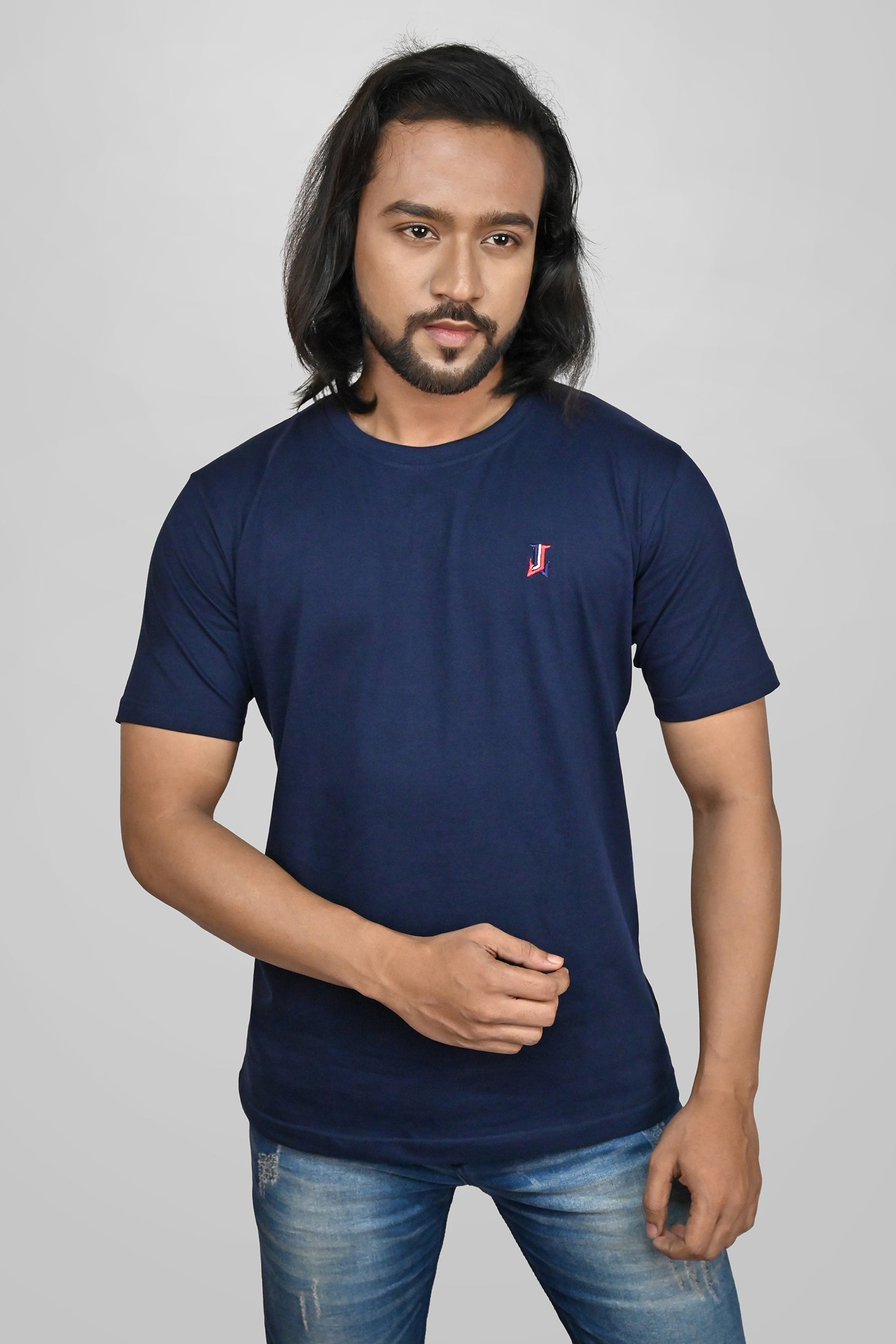 JACOB LOUIS High-Quality Premium Cotton Round Neck T-Shirt For Men ⭐⭐⭐⭐⭐