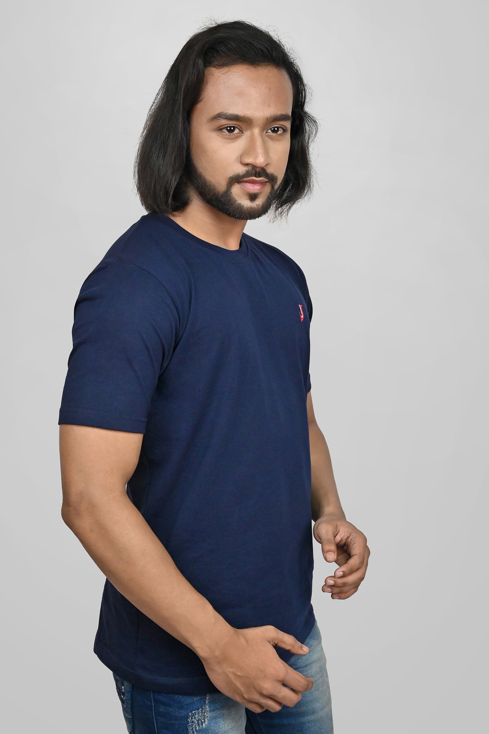 JACOB LOUIS High-Quality Premium Cotton Round Neck T-Shirt For Men ⭐⭐⭐⭐⭐