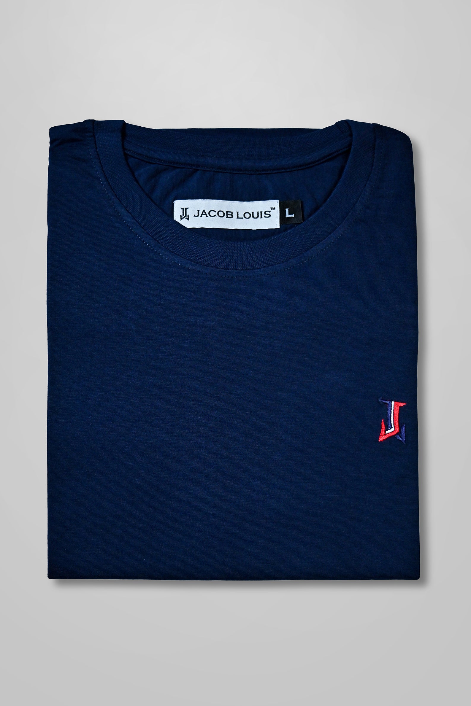 JACOB LOUIS High-Quality Premium Cotton Round Neck T-Shirt For Men ⭐⭐⭐⭐⭐