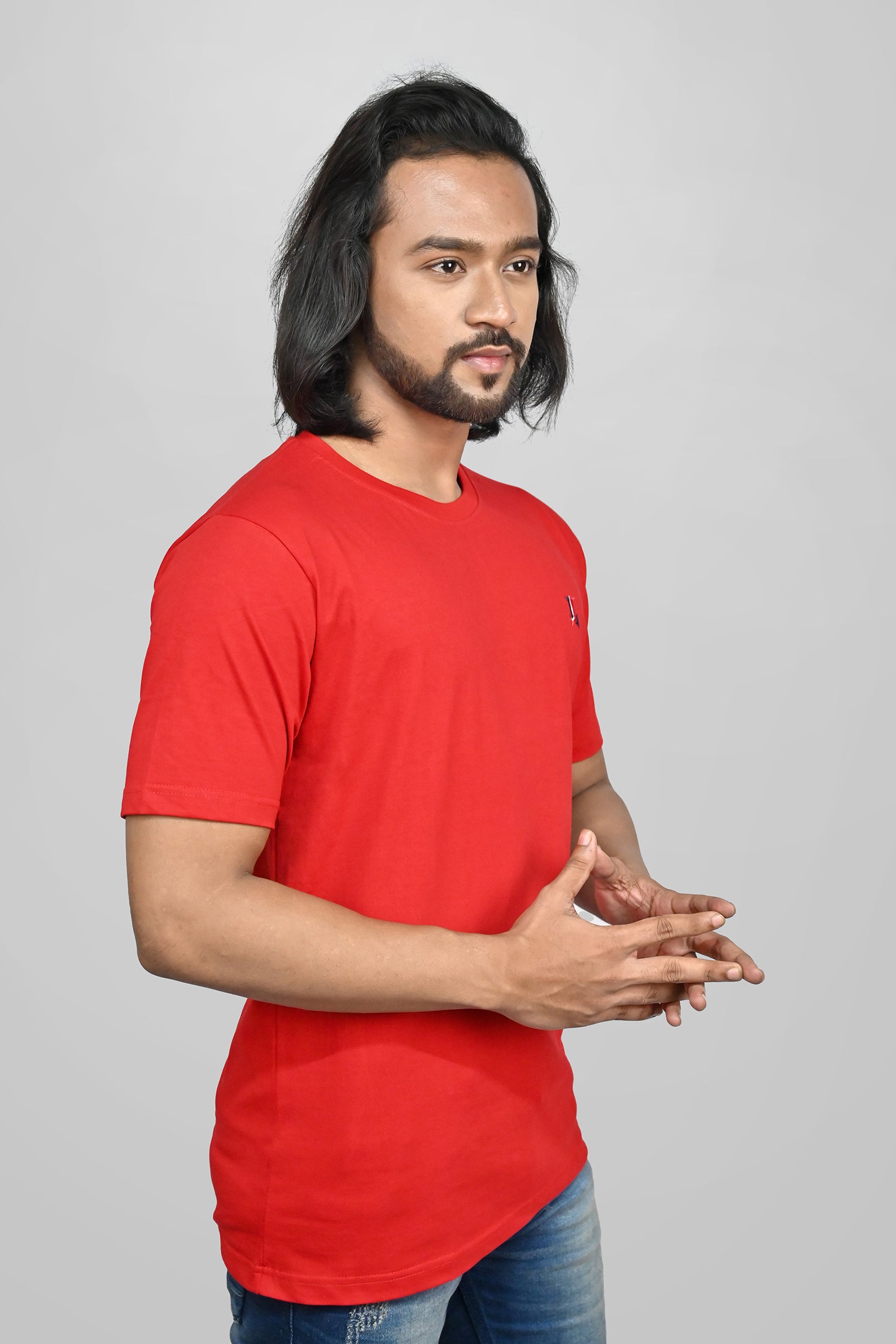 JACOB LOUIS High-Quality Premium Cotton Round Neck T-Shirt For Men ⭐⭐⭐⭐⭐
