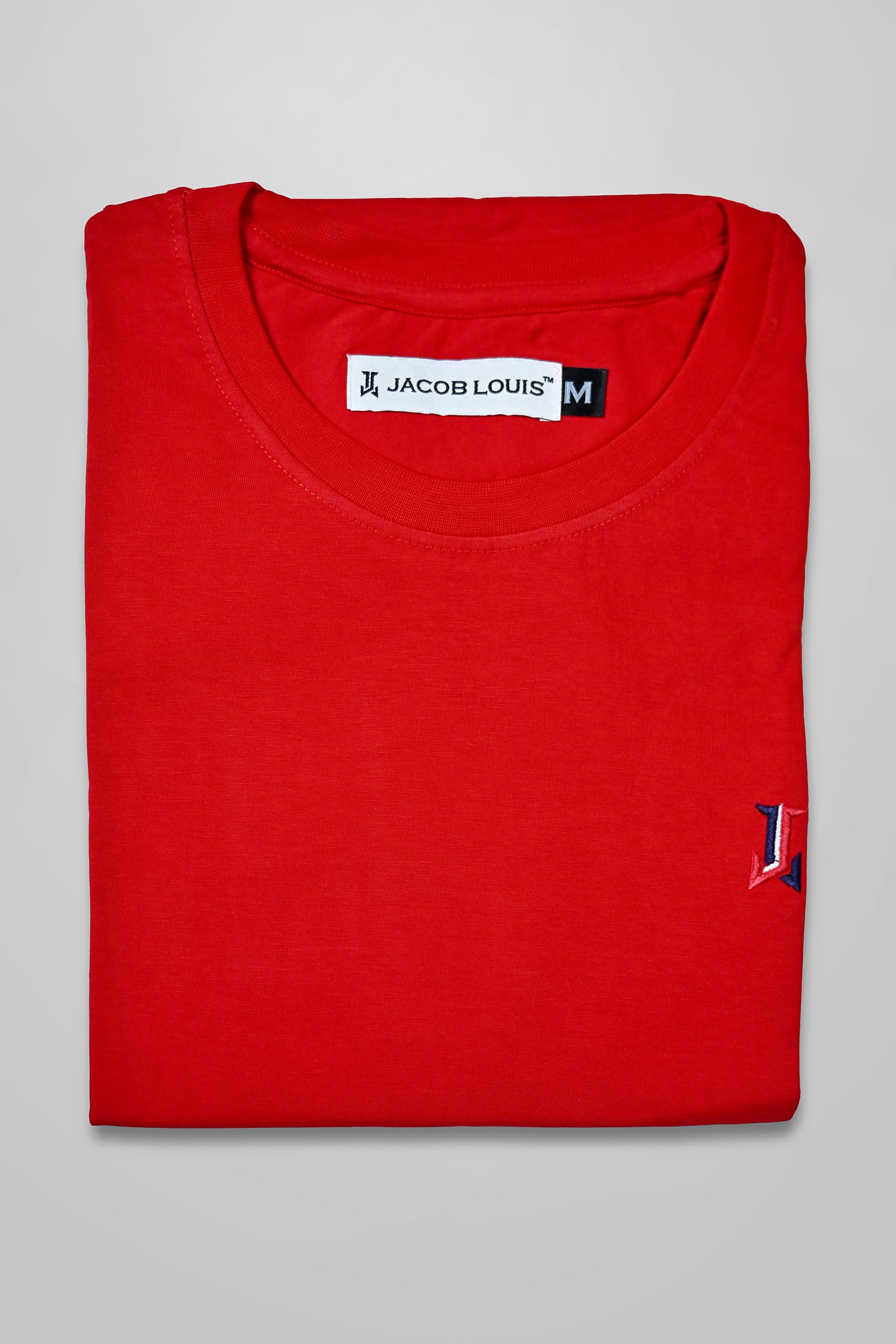 JACOB LOUIS High-Quality Premium Cotton Round Neck T-Shirt For Men ⭐⭐⭐⭐⭐