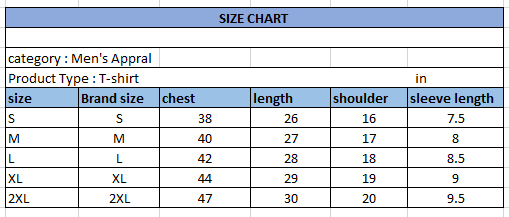 Jacob louis size chart