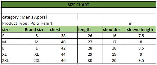 Jacob louis size chart